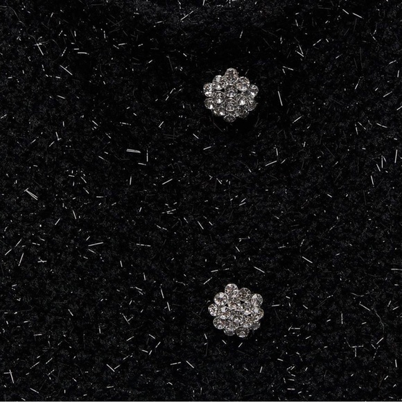 Zara RHINESTONE BUTTON DRESS NEW - Picture 4 of 5